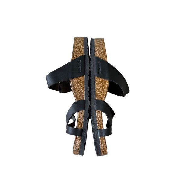 Birkenstock Mayari Leather Black Birks Sandals Slides Size 42 Women’s US 11 11.5 - Picture 3 of 10